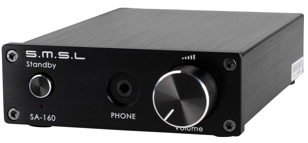 SMSL SA-160, Black усилитель6970141850076 SMSL SA-160, Black усилитель6970141850076SMSL SA-160 - это цифровой мини-усилитель класса D, а также усилитель для наушников. В его конструкции используется чип TDA7498E ST Microelectronics Ltd. и только качественные аудио-компоненты. В модели используется аудиофильский операционный усилитель 5532DD. Разъем Nextronics Seiko, в который вставлен данный чип, позволяет легко произвести замену этого операционного усилителя на другой. Встроенный усилитель для наушников характеризуется очень низкими искажениями: THD + N ? 0.009%. В SMSL SA- 160 также реализована функция автоматического отключения подачи сигнала на колонки при подключении наушников. Для регулировки громкости используется потенциометр японской марки ALPS. Он обладает очень качественной балансировкой каналов и долгим сроком службы.