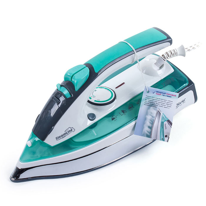 Endever SkySteam-702 утюг702 Endever SkySteam-702 утюг702Модель Endever SkySteam-702 оснащена керамической подошвой Super Glissade, модель обладает функцией вертикального отпаривания и увеличенным объемом резервуара (300 мл), что позволит продлить время непрерывной работы. Данная модель разработана для ценителей красоты и удобства в одном флаконе. Эргономичный, функциональный утюг представлен в модном цвете: белый / аквамарин.