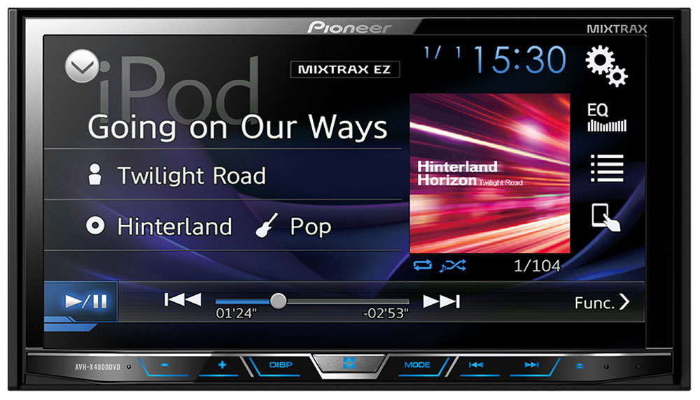 Pioneer AVH-X4800DVD мультимедийная система Pioneer AVH-X4800DVD мультимедийная система