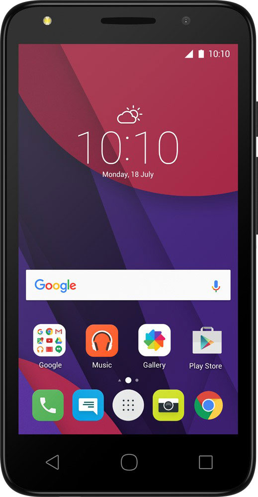 Alcatel OT-5010D Pixi 4 (5.0), White5010D-2AALRU1 Alcatel OT-5010D Pixi 4 (5.0), White5010D-2AALRU1Смартфон Alcatel OT-5010D Pixi 4 имеет сенсорный TFT-экран с диагональю 5 дюймов, что обеспечивает комфорт при серфинге в интернете, просмотре видео и играх. Данная модель оснащена мощным 4-ядерным процессором и оперативной памятью 1 ГБ, что обеспечивает быстродействие устройства даже в режиме многозадачности. Alcatel OT-5010D Pixi 4 поддерживает 2 SIM-карты, поэтому смартфон можно использовать в качестве личного и рабочего одновременно. Тыловая камера 8 Мпикс со встроенной вспышкой позволяет делать качественные фото и снимать видео, а фронтальная камера 5 Мпикс обеспечивает видеосвязь и яркие селфи. Смартфон поддерживает карты памяти объемом до 32 ГБ, что позволяет хранить всю необходимую информацию, включая фото, видео и музыку. Поддержка интернета 3G позволяет оставаться на связи даже там, где нет Wi-Fi. Телефон сертифицирован EAC и имеет русифицированный интерфейс меню и Руководство пользователя.