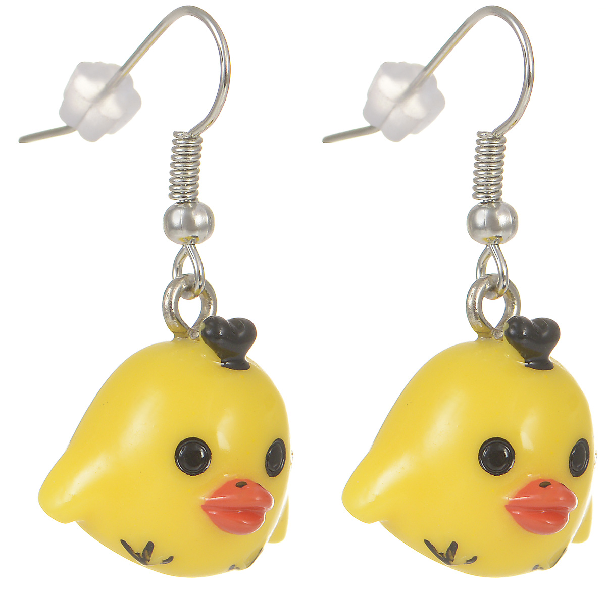 Серьги Kawaii Factory Цыплята, цвет: желтый. KW092-000172KW092-000172 Серьги Kawaii Factory Цыплята, цвет: желтый. KW092-000172KW092-000172Милые серьги Цыплята от Kawaii Factory помогут разнообразить серые будни и непременно поднимут настроение! Серьги выполнены из полимерной глины и снабжены удобными замочками-петлями. Небольшой размер позволяет сочетать их с другими украшениями, а яркий цвет и оригинальный дизайн выделят своего обладателя из толпы и привлекут внимание. Серьги Цыплята станут прекрасным подарком для любителей необычных украшений.