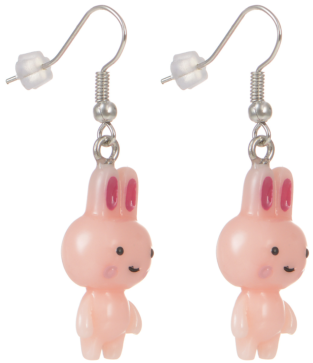 Серьги Kawaii Factory Зайчики, цвет: бледно-розовый. KW092-000176KW092-000176 Серьги Kawaii Factory Зайчики, цвет: бледно-розовый. KW092-000176KW092-000176Милые серьги Зайчики от Kawaii Factory помогут разнообразить серые будни и непременно поднимут настроение! Серьги выполнены из пластика и снабжены удобными замочками-петлями. Небольшой размер позволяет сочетать их с другими украшениями, а яркий цвет и оригинальный дизайн выделят своего обладателя из толпы и привлекут внимание. Серьги Зайчики станут прекрасным подарком для любителей необычных украшений.