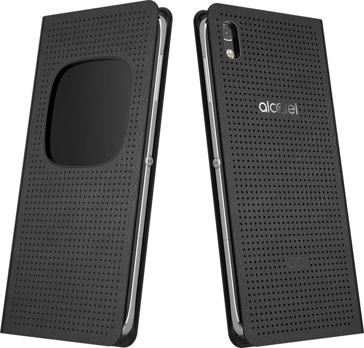 Alcatel MF6055 чехол для Idol 4 (6055K), BlackG6055-3AALMFG-RU Alcatel MF6055 чехол для Idol 4 (6055K), BlackG6055-3AALMFG-RUЧехол-книжка Alcatel AF5095 для Idol 4 (6055K) надёжно защищает ваш смартфон от пыли, грязи и механических повреждений. Специальное окошко на лицевой стороне позволяет просматривать предупреждения и сообщения с вашего мобильного устройства на ходу, не открывая сам чехол. Конструкция чехла обеспечивает свободный доступ ко всем разъемам и кнопкам управления.