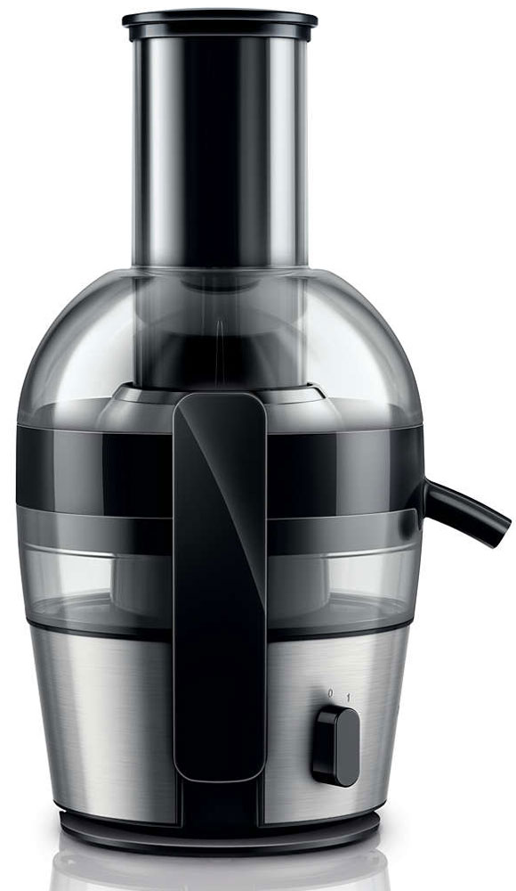 Philips HR1863/00 Viva Collection, Silver cоковыжималкаHR1863/00 Philips HR1863/00 Viva Collection, Silver cоковыжималкаHR1863/00Прозрачный контейнер для контроля количества мякоти Готовьте с удовольствием. Крышка и контейнер для мякоти выполнены из прозрачных материалов, что позволяет следить за процессом приготовления сока из фруктов и овощей и вовремя очищать контейнер. Предварительная нарезка не требуется благодаря камере подачи XL (75 мм) Сверхширокая камера подачи плодов шириной 75 мм вмещает целиком даже крупные фрукты и овощи, такие как яблоки, морковь и свекла. Приготовление до 2 литров сока за один прием. Благодаря инновационной системе приготовления сока с технологией QUICKClean эта соковыжималка позволяет получить до 2 литров сока за один прием без необходимости очистки контейнера для мякоти. Мощный мотор 700 Вт Мощный мотор 700 Вт для эффективного измельчения, дробления и смешивания. Можно мыть в посудомоечной машине Все съемные детали можно мыть в посудомоечной машин ...