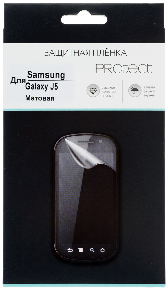 Protect защитная пленка для Samsung Galaxy J5 (SM-J500F), матовая31408 Protect защитная пленка для Samsung Galaxy J5 (SM-J500F), матовая31408Защитная пленка Protect предохранит дисплей Samsung Galaxy J5 (SM-J500F) от пыли, царапин, потертостей и сколов. Пленка обладает повышенной стойкостью к механическим воздействиям, оставаясь при этом полностью прозрачной. Она практически незаметна на экране гаджета и сохраняет все характеристики цветопередачи и чувствительности сенсора.