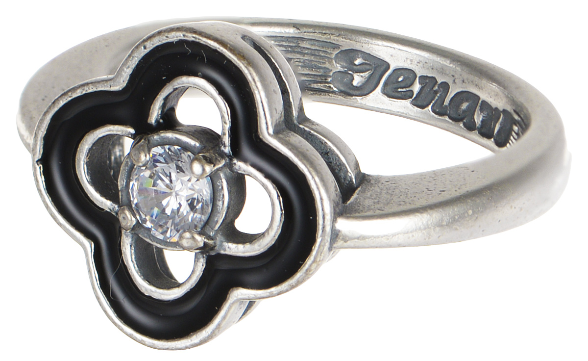 Кольцо Jenavi Эллада. Экстона, цвет: серебристый, черный. j68330e6. Размер 19j68330e6 Кольцо Jenavi Эллада. Экстона, цвет: серебристый, черный. j68330e6. Размер 19j68330e6Кольцо Jenavi Экстона из коллекции Эллада изготовлено из гипоаллергенного ювелирного сплава с покрытием черненым серебром, украшено эмалью и сверкающим кристаллом Swarovski. Очарованию этого аксессуара невозможно противостоять. Это украшение притягивает к себе солнце и любопытные взгляды благодаря необычной форме и яркому стразу в центре. Мастера Jenavi пофантазировали на тему Эллады, предложив свое видение украшений, достойных совершенной красоты. Так родилась коллекция Эллада - стильная и прекрасная, которая займет почетное место в сокровищнице современных красавиц.