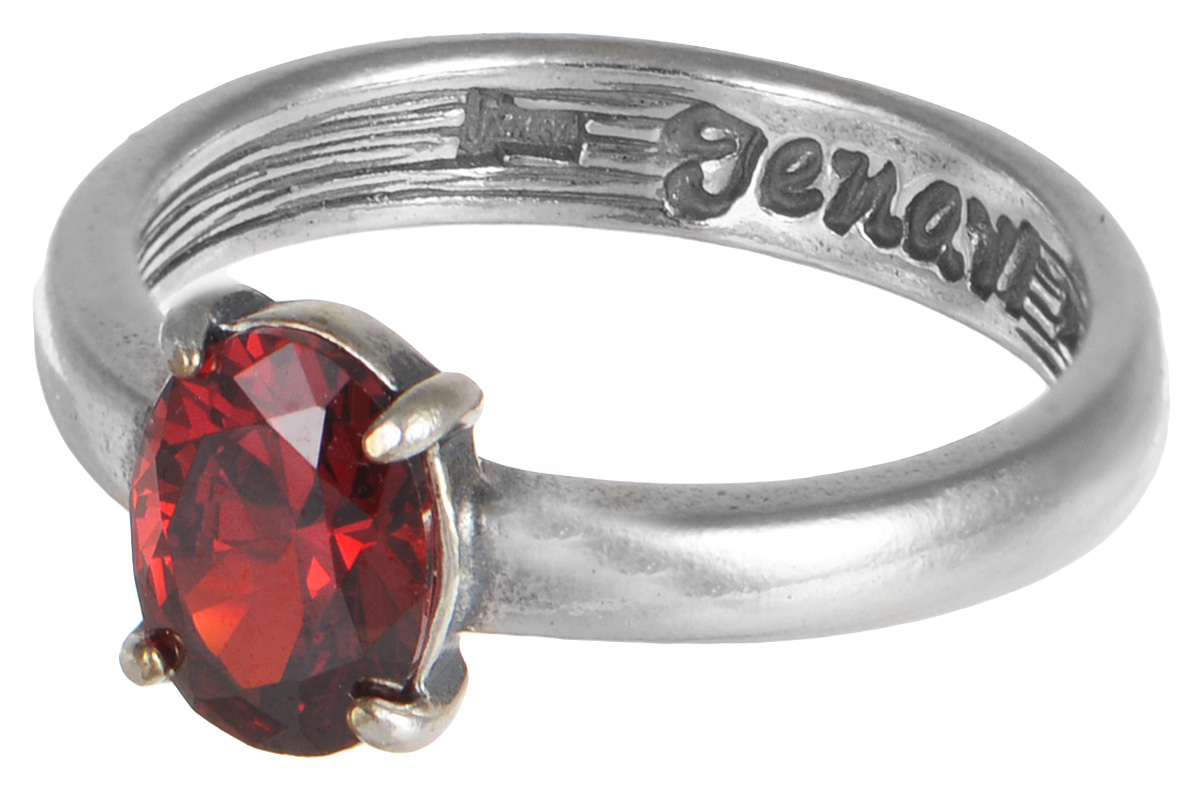 Кольцо Jenavi Циркония. Триса, цвет: серебристый, красный. r66930ar. Размер 19r66930ar Кольцо Jenavi Циркония. Триса, цвет: серебристый, красный. r66930ar. Размер 19r66930arКольцо Jenavi Триса из коллекции Циркония изготовлено из гипоаллергенного ювелирного сплава с покрытием черненым серебром и украшено чарующим фианитом овальной формы. Дизайн этого кольца можно назвать элегантным и утонченным: классическая форма украшения будет хорошо смотреться на любой руке, а сверкающий кристалл в центре аксессуара радует бесконечной красотой своих бликов. Изделие декорировано тиснением с названием бренда изнутри. Такое украшение способно сделать ваш образ слегка загадочным и от этого еще более притягательным