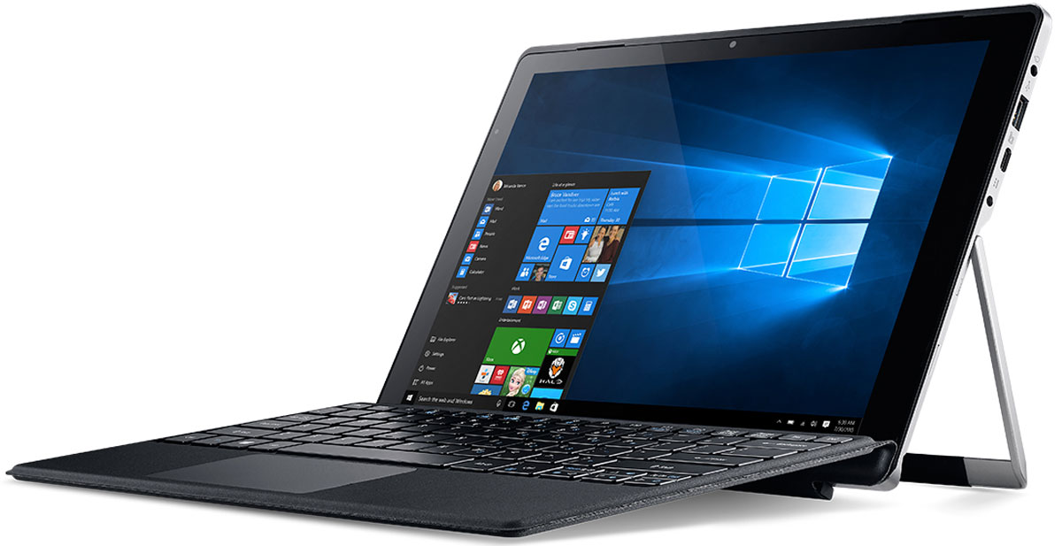 Acer Aspire Switch Alpha 12 (SA5-271-725P)NT.LCDER.008 Acer Aspire Switch Alpha 12 (SA5-271-725P)NT.LCDER.008Acer Aspire Switch Alpha 12 - превосходная производительность без лишнего шума. Портативный корпус с регулируемым экраном и полноразмерной клавиатурой позволяет эффективно работать в любом месте. Подставку можно откидывать на 165° для максимального удобства просмотра. Благодаря резиновой противоскользящей полосе экран остается в нужном положении. Полноразмерная клавиатура с механизмом крепления на магнитных соединителях обеспечивает удобство набора текста и выполняет функцию защиты экрана. Switch Alpha 12 не занимает много места в сумке, поэтому его можно брать с собой куда угодно. Центральный процессор с системой жидкостного охлаждения и превосходные базовые функции обеспечивают отличную производительность. Безвентиляторная система охлаждения Acer LiquidLoop повышает производительность центрального процессора без шума. Порт USB 3.1 Type-C позволяет максимально передавать данные и осуществлять потоковую передачу видео с ...