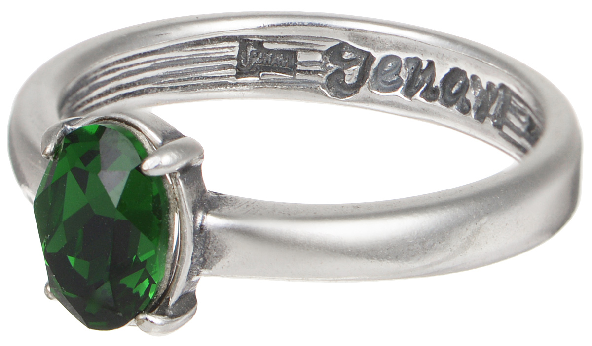 Кольцо Jenavi Циркония. Триса, цвет: серебряный, зеленый. r6693032. Размер 17r6693032 Кольцо Jenavi Циркония. Триса, цвет: серебряный, зеленый. r6693032. Размер 17r6693032Элегантное кольцо Jenavi Циркония. Триса изготовлено из качественного металла с покрытием из черненого серебра. Изделие оформлено кристаллом Swarovski и дополнено тисненой надписью с названием бренда. Такое стильное кольцо идеально дополнит ваш образ и подчеркнет вашу индивидуальность.