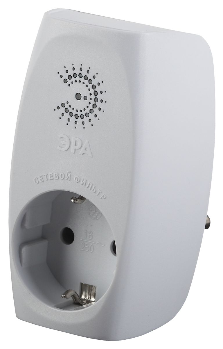ЭРА SF-1e-W, White сетевой фильтрSF-1e-W ЭРА SF-1e-W, White сетевой фильтрSF-1e-WСетевые фильтры ЭРА SF-1e-W. Максимальный уровень защиты. С защитой от высокочастотных и импульсных помех. Плавкий предохранитель на 16А -зашита от короткого замыкания. Блок варисторов - защита от импульсных помех. Емкостный фильтр - защита от ВЧ помех. Газоразрядник - защита техники во время грозы.