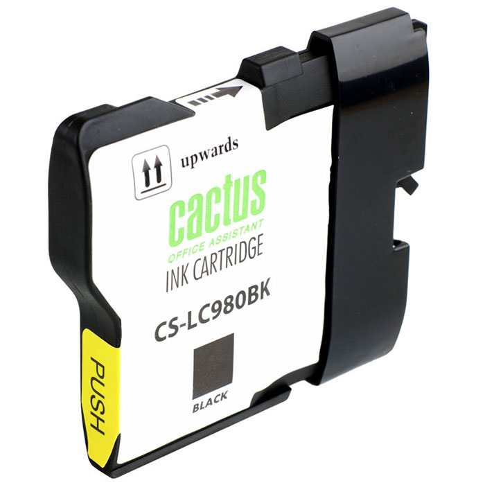 Cactus CS-LC980BK, Black картридж струйный для Brother DCP-145C/165C/MFC-250C/290CCS-LC980BK Cactus CS-LC980BK, Black картридж струйный для Brother DCP-145C/165C/MFC-250C/290CCS-LC980BKКартридж Cactus CS-LC980BK для струйных принтеров Brother DCP-145C/165C/MFC-250C/290C. Расходные материалы Cactus для струйной печати максимизируют характеристики принтера. Обеспечивают повышенную чёткость цвета и плавность переходов оттенков и полутонов, позволяют отображать мельчайшие детали изображения. Обеспечивают надежное качество печати.