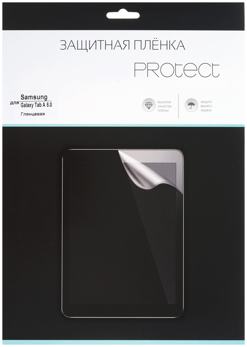Protect защитная пленка для Samsung Galaxy Tab A 8.0, глянцевая31415 Protect защитная пленка для Samsung Galaxy Tab A 8.0, глянцевая31415Защитная пленка Protect предохранит дисплей Samsung Galaxy Tab A 8.0 от пыли, царапин, потертостей и сколов. Пленка обладает повышенной стойкостью к механическим воздействиям, оставаясь при этом полностью прозрачной. Она практически незаметна на экране гаджета и сохраняет все характеристики цветопередачи и чувствительности сенсора.