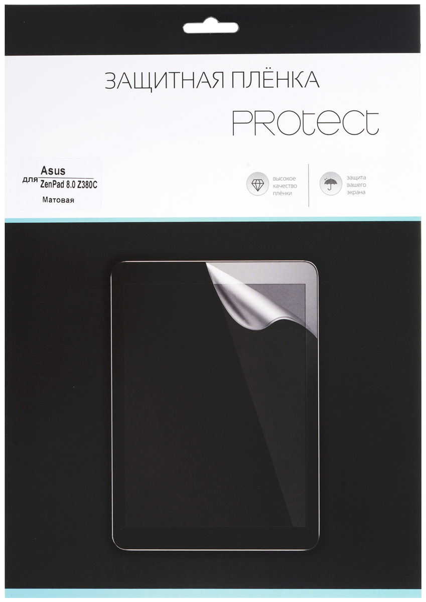 Protect защитная пленка для Asus ZenPad 8.0 Z380C, матовая21753 Protect защитная пленка для Asus ZenPad 8.0 Z380C, матовая21753Защитная пленка Protect предохранит дисплей Asus ZenPad 8.0 Z380C от пыли, царапин, потертостей и сколов. Пленка обладает повышенной стойкостью к механическим воздействиям, оставаясь при этом полностью прозрачной. Она практически незаметна на экране гаджета и сохраняет все характеристики цветопередачи и чувствительности сенсора.
