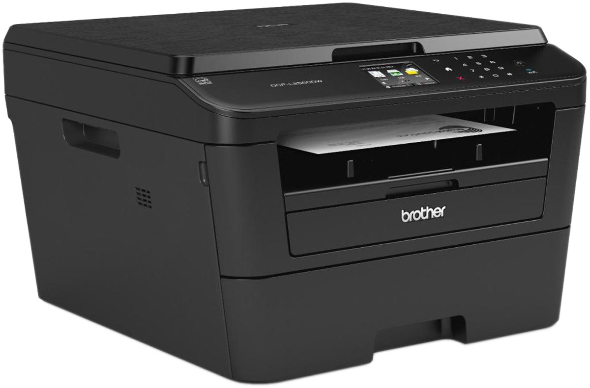 Brother DCP-L2560DW МФУDCPL2560DWR1 Brother DCP-L2560DW МФУDCPL2560DWR1Компактный многофункциональный черно-белый лазерный принтер Brother DCP-L2560DW способен удовлетворить все требования, предъявляемые офисами, в которых кипит работа. Он позволяет печатать, копировать и сканировать документы, а также оснащен дополнительными функциями, которые помогут вам экономить время и средства. Работайте быстрее и эффективнее благодаря этому компактному устройству 3 в 1, оснащенному всеми необходимыми функциями печати, сканирования и копирования. Кроме того, благодаря дополнительным тонер- картриджам повышенной емкости и функции автоматической двусторонней печати МФУ DCP-L2560DW поможет вам снизить расходы на печать. Чтобы уменьшить расходы на печать, используйте входящий в комплект поставки тонер-картридж на 1200 страниц. МФУ оснащено сенсорным дисплеем диагональю 6,8 см, с помощью которого вы сможете подключиться к Интернету и легко настроить общий доступ к МФУ.