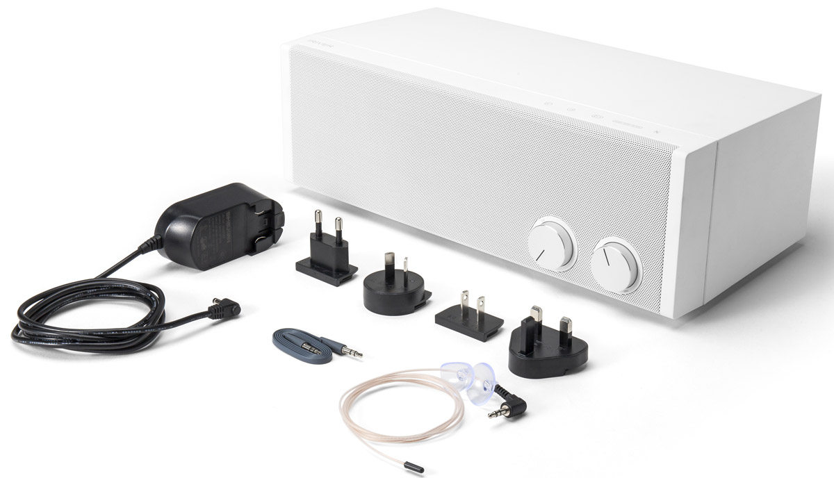 iriver LS150, White акустическая система15118747 iriver LS150, White акустическая система15118747iriver LS150 - трёхнаправленная акустическая система с 6 динамиками. В ней реализованы 2 ВЧ- и 2 средне частотных динамика плюс 1 сабвуфер и 1 пассивный излучатель, которые обеспечивают высококлассное звучание со всей полнотой, глубиной и чистотой на всех частотных уровнях. Кроме того, технология Ultra Bass Boost позволяет усилить басы. Соединяйте несколько LS150 через беспроводную сеть, чтобы транслировать одну и ту же музыку на все устройства, либо проигрывать разные аудиофайлы на разных колонках. Сделайте из своего дома настоящий music-plex с функцией Мультирум. Данная модель позволяет раздельно передавать сигналы правого и левого каналов на два LS150 и получать стереозвук. Вы сможете легко управлять различными функциями акустической системы из любой точки вашего дома с помощью приложения для смартфона iriver Live Stream.