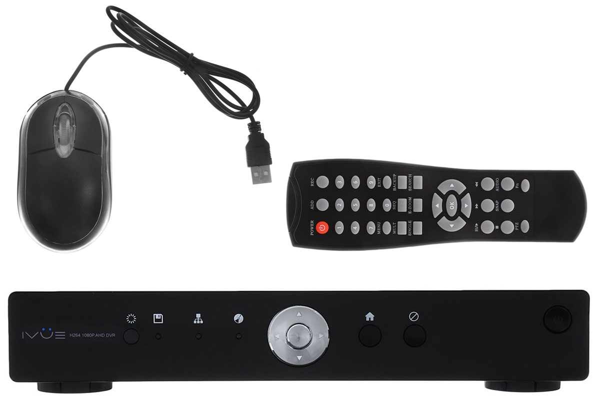 IVUE AVR-8X1080Р-Н1 регистратор системы видеонаблюдения8X1080Р-Н1 IVUE AVR-8X1080Р-Н1 регистратор системы видеонаблюдения8X1080Р-Н1Видеорегистратор IVUE AVR-8X1080Р-Н1 поддерживает различные протоколы создания и может использоваться для одновременной работы с восьмью камерами. В устройстве предусмотрен датчик движения, благодаря чему запись может начинаться при срабатывании сигнала тревоги. Работу регистратора можно контролировать, подключившись к нему через веб-клиент или мобильное приложение. IVUE AVR-8X1080Р-Н1 совместим с внешним адаптером Wi-Fi и модемом 3G. Видеорегистратор может записывать длительные видео даже при наилучшем качестве картинки. Он поддерживает жесткие диски объемом до 4 Тб. Предусмотрено управление устройством как с помощью кнопочной панели, так и беспроводного пульта, либо USB-мыши.