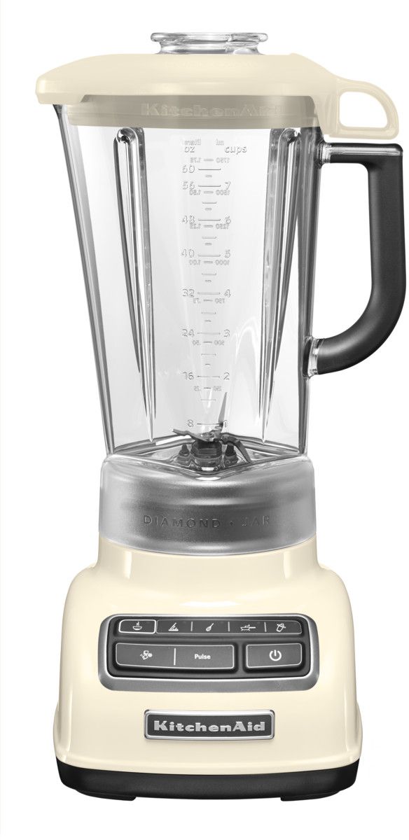 KitchenAid 5KSB1585EAC, Cream блендер5KSB1585EAC KitchenAid 5KSB1585EAC, Cream блендер5KSB1585EACСтационарный блендер KitchenAid Diamond – надежный помощник на каждый день. Удобная умная кухонная техника значительно облегчает жизнь каждой женщины, превращая процесс приготовления пищи из будничной рутины в искусство. Стационарный блендер KitchenAid Diamond – именно тот незаменимый и долговечный помощник на кухне, с помощью которого вы создадите свои лучшие кулинарные шедевры, ежедневно радуя близких людей и удивляя гостей. Стационарный блендер Kitchen Aid Diamond обладает массой достоинств, позволяющих ему работать безопасно и эффективно. Благодаря наличию 5 скоростей он может перемешивать и смешивать ингредиенты, измельчать их и превращать в пюре. Помимо основных функций в нем предусмотрен импульсный режим, делающий возможным контроль степени готовности блюда и режим дробления льда.