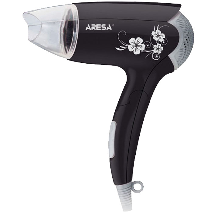 Aresa AR-3206 фенAR-3206 Aresa AR-3206 фенAR-3206Фен Aresa AR-3206 мощностью 1200 Вт благодаря складной ручке, малым размерам и небольшому весу необычайно комфортен при обращении. Концентратор позволяет по очереди обработать каждую прядь для максимального эффекта укладки, переключатель температуры и скорости - подобрать режим для интенсивной или щадящей сушки. Устройство надежно защищено от перегрева во время использования.