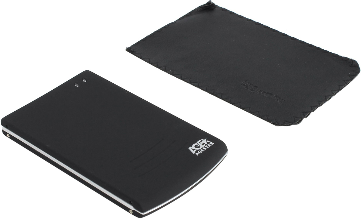 Корпус для жесткого диска AgeStar SUB2O5 usb2.0 to 2.5hdd SATA, AluminiumSUB2O5 Корпус для жесткого диска AgeStar SUB2O5 usb2.0 to 2.5hdd SATA, AluminiumSUB2O5Внешний корпус AgeStar SUB205 предназначен для работы с жесткими дисками форм-фактора 2.5” с интерфейсом SATA посредством интерфейса USB 2.0. Стильный алюминиевый корпус покрыт приятным на ощупь прорезиненным материалом. Для удобства установки жесткого диска в комплект поставки входит малогабаритная отвертка. Внешний корпус поддерживает функции Hot-Plug и Plug & Play.