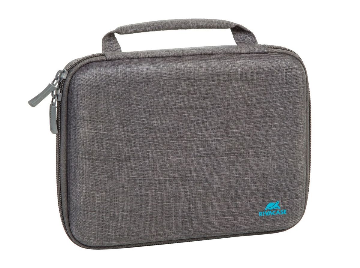 Riva 7512 Action camera case, Grey чехол для экшн-камеры6648 Riva 7512 Action camera case, Grey чехол для экшн-камеры6648Чехол Riva 7512 Action camera case для экшн видео камер и аксессуаров. Жесткий и легкий чехол создан из высококачественного материала EVA, который надежно защитит вашу камеру от случайных ударов и царапин, а также от пыли и влаги. Чехол вмещает две экшн-камеры (GoPro® и другие популярные модели), дополнительные аксессуары (штатив, пульт дистанционного управления, крепления и другое). Внутреннее пространство разделено с помощью мягких делителей, обеспечивающих надежную защиту камеры и аксессуаров. Дополнительное сетчатое отделение для кабелей, карт памяти. Для переноски предусмотрена удобная ручка.