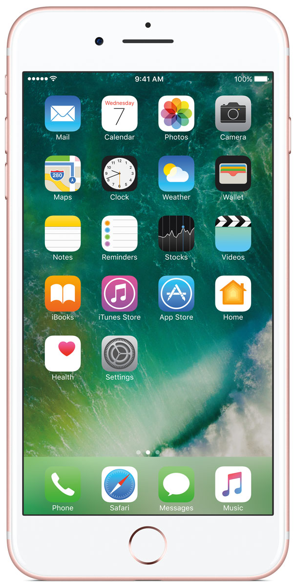 Apple iPhone 7 Plus 32GB, Rose GoldMNQQ2RU/A Apple iPhone 7 Plus 32GB, Rose GoldMNQQ2RU/AiPhone 7 Plus оснащен передовыми камерами, которые позволяют делать невероятные снимки, увеличенной производительностью и самым долговечным аккумулятором среди всех iPhone, великолепными стереодинамиками, системой широкой цветопередачи от камеры к дисплею, доступны в двух новых великолепных цветах, а также впервые на iPhone - защита от воды и пыли. В iPhone 7 Plus встроена самая популярная в мире камера. Благодаря совершенно новым функциям она стала ещё лучше. 12-мегапиксельная камера в iPhone 7 Plus оснащена системой оптической стабилизации изображения, обладает расширенной диафрагмой f/1.8 и 6-элементным объективом для съёмки ещё более ярких и детальных фотографий и видео. Расширенный цветовой диапазон позволяет фиксировать яркие цвета во всех деталях. В iPhone 7 Plus встроена такая же 12-мегапиксельная широкоугольная камера, как в iPhone 7, а также камера с телеобъективом. Вместе они обеспечивают 2-кратный оптический зум и 10-кратный цифровой зум при...