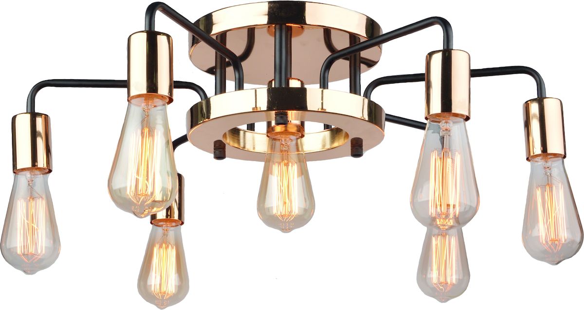 Светильник потолочный Arte Lamp GELO A6001PL-7BK Светильник потолочный Arte Lamp GELO A6001PL-7BK