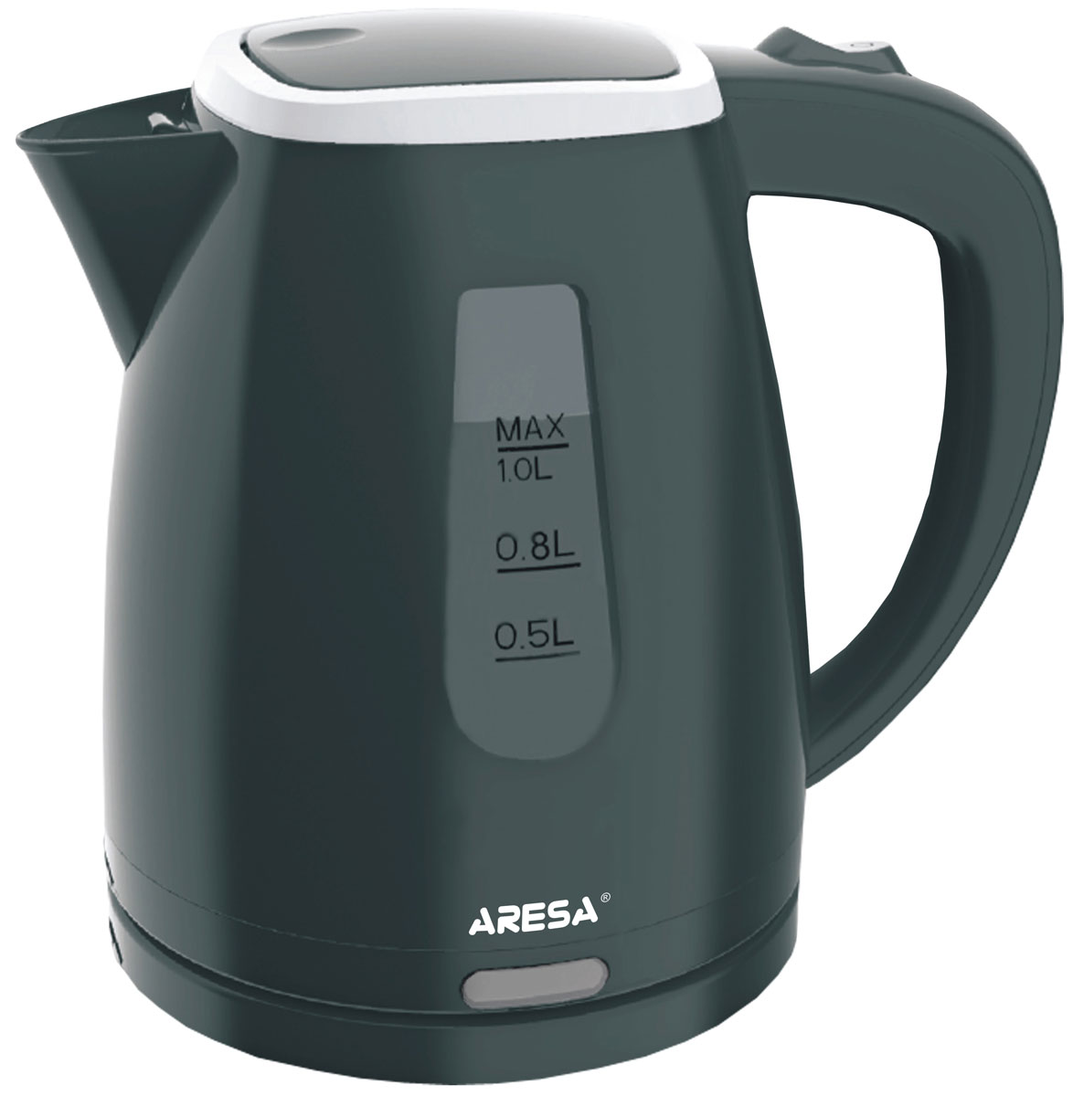 Aresa AR-3401 чайник электрическийAR-3401 Aresa AR-3401 чайник электрическийAR-3401Надежный электрический чайник Aresa AR-3401 в корпусе из качественного пластика. Прибор оснащен скрытым нагревательным элементом и позволяет вскипятить до 1 литра воды за 3-5 минут. Данная модель оснащена светоиндикатором работы, поворотной подставкой с вращением на 360° и фильтром от накипи. Для обеспечения безопасности при повседневном использовании предусмотрены функция автовыключения, защита от перегрева, а также блокировка включения без воды.