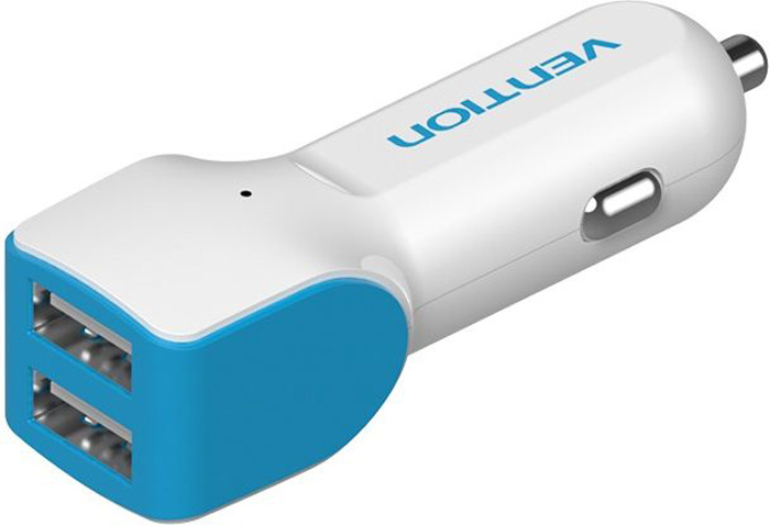 Vention VBC-A04 12/24V-2xUSB AF, Blue автомобильное зарядное устройствоVBC-A04 Vention VBC-A04 12/24V-2xUSB AF, Blue автомобильное зарядное устройствоVBC-A04Автомобильный адаптер для зарядки устройств, от разъема для прикуривателя автомобиля, по средствам USB кабеля. Обладает функцией защиты от короткого замыкания. Может одновременно заряжать сразу 2 устройства, без потерь. Материал корпуса выполнен из несгораемого материала. Продукция соответствует следующим сертификатам: RoHS, CE, FCC, TIA, ISO