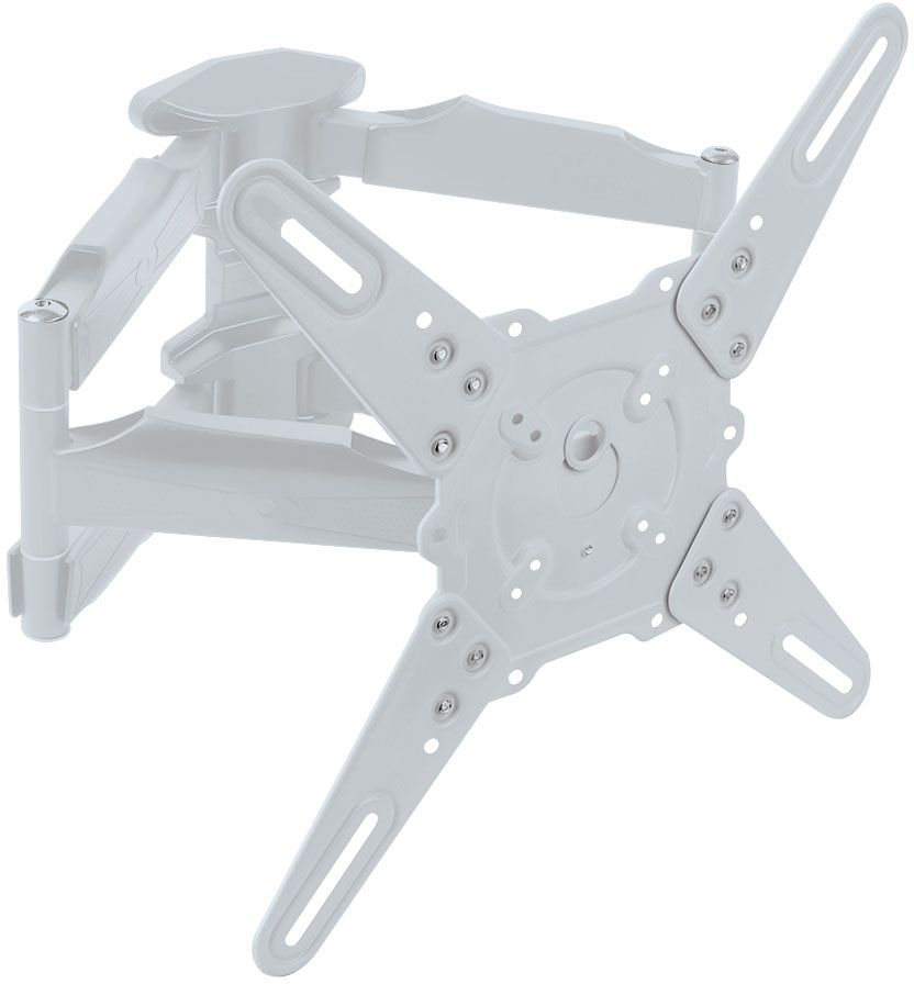 Kromax Atlantis-45, White кронштейн для ТВATLANTIS-45 White Kromax Atlantis-45, White кронштейн для ТВATLANTIS-45 WhiteKromax Atlantis-45 - это настенный наклонно-поворотный кронштейн для установки и монтажа вашего ТВ. Легкий монтаж при помощи съемной монтажной пластины. Скрытая система укладки кабеля в специальные кабель-каналы. Декоративные настенные накладки. Кронштейн поможет вам не только сэкономить пространство в помещении, но и установить ваш ТВ на необходимую, удобную для вас высоту, а также стильно и оригинально оформить свое жилище.