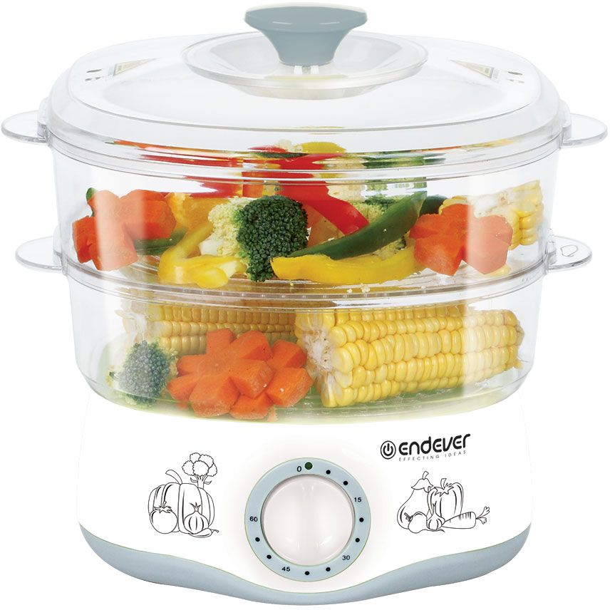 Endever Vita-160 пароваркаVita-160 Endever Vita-160 пароваркаVita-160Пароварка Endever Vita - необходимый прибор для приготовления истинных кулинарных шедевров. Она максимально облегчает процесс приготовления блюд и гарантирует идеальный результат. Это разработка, произведенная с использованием собственных современных электронных технологий, и, как результат - долговечный и высокопроизводительный прибор. Предназначена для приготовления блюд на пару, таких как манты, рыба и овощи на пару, тефтели, морепродукты, кукуруза и пр.