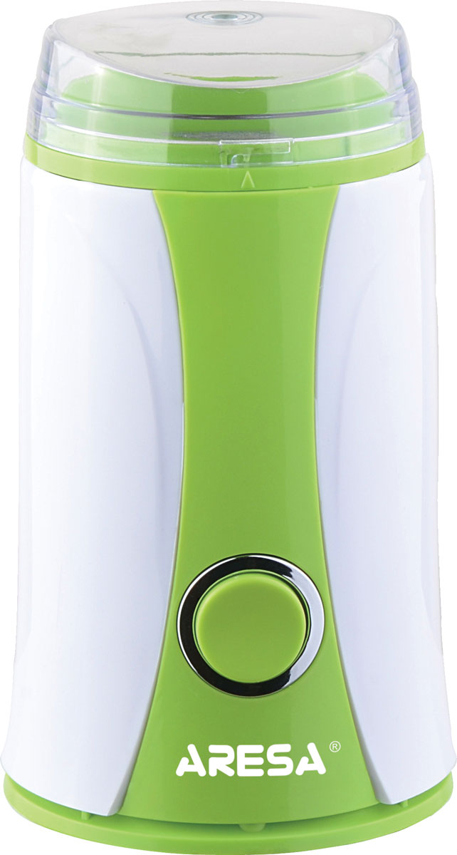Aresa AR-3602 кофемолкаAR-3602 Aresa AR-3602 кофемолкаAR-3602Кофемолка Aresa AR-3602 выполнена из высококачественного пластика, и имеет прозрачную крышку. Нож для измельчения изготовлен из нержавеющей стали. Помимо кофейных зерен, вы также можете с легкостью осуществить помол специй, орехов и сухофруктов.