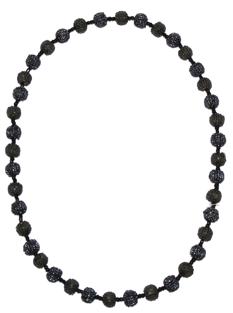 Бусы Ethnica, цвет: серый. 346095346095-серый Бусы Ethnica, цвет: серый. 346095346095-серыйБусы от Ethnica выполнены в виде небольших шариков и дополнены бисером.