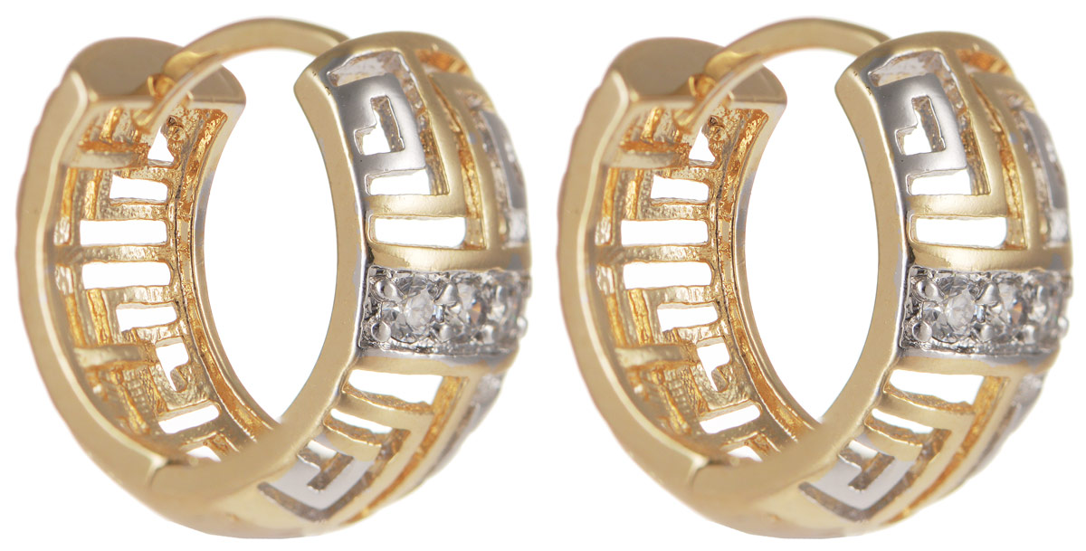 Серьги Taya, цвет: золотистый, серебристый. T-B-11636T-B-11636-EARR-GL.SILVER Серьги Taya, цвет: золотистый, серебристый. T-B-11636T-B-11636-EARR-GL.SILVERОригинальные серьги Taya выполнены из бижутерного сплава и оформлены вставками из циркона. Изделие оснащено практичным замком- конго. Серьги Taya блестяще подчеркнут ваш стиль и помогут внести разнообразие в привычный образ.
