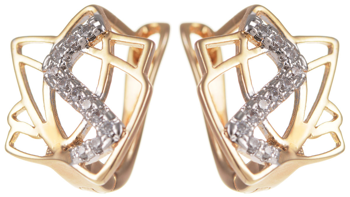 Серьги Taya, цвет: золотистый. T-B-11649T-B-11649-EARR-GOLD Серьги Taya, цвет: золотистый. T-B-11649T-B-11649-EARR-GOLDМодные позолоченные серьги Taya изготовлены из бижутерного сплава и оформлены цирконами. Серьги застегиваются с помощью английского замка. Оригинальные серьги внесут изюминку, как в повседневный, так и в выходной образ и позволят выделиться среди окружающих.