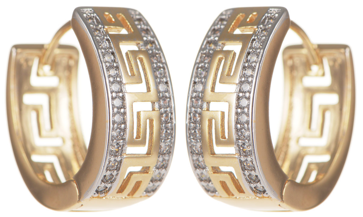Серьги Taya, цвет: золотистый. T-B-11663T-B-11663-EARR-GOLD Серьги Taya, цвет: золотистый. T-B-11663T-B-11663-EARR-GOLDОригинальные серьги Taya выполнены из бижутерного сплава, дополнены вставками из циркона и оформлены интересным дизайном. Застегивается изделие с помощью практичного замка-конго. Серьги Taya блестяще подчеркнут ваш стиль и помогут внести разнообразие в привычный образ.