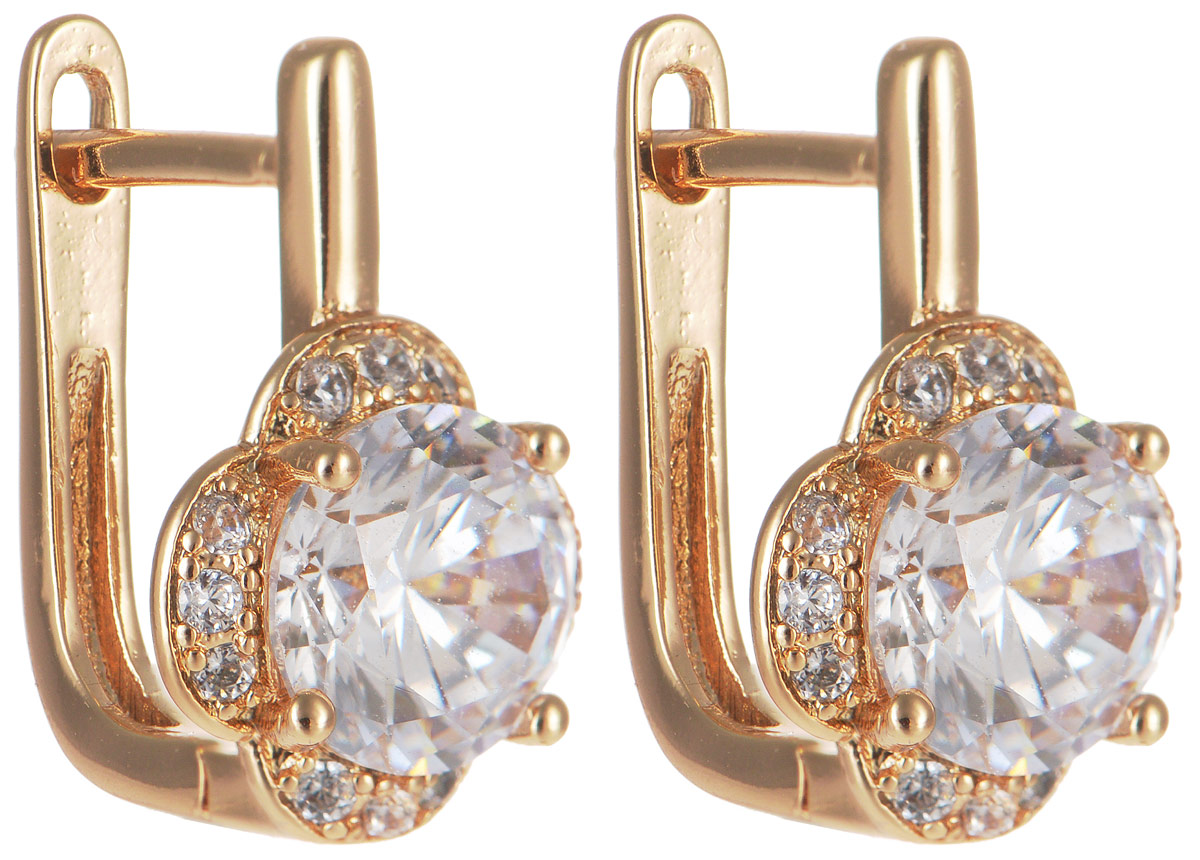 Серьги Taya, цвет: золотистый. T-B-11673T-B-11673-EARR-GOLD Серьги Taya, цвет: золотистый. T-B-11673T-B-11673-EARR-GOLDМодные позолоченные серьги Taya изготовлены из бижутерного сплава и оформлены цирконами. Модель выполнена в виде цветочков. Застегивается изделие с помощью английского замка. Оригинальные серьги внесут изюминку, как в повседневный, так и в выходной образ и позволят выделиться среди окружающих.