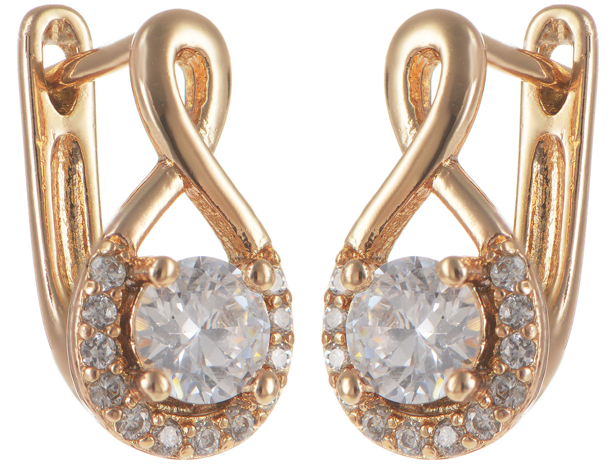 Серьги Taya, цвет: золотистый. T-B-11700T-B-11700-EARR-GOLD Серьги Taya, цвет: золотистый. T-B-11700T-B-11700-EARR-GOLDМодные позолоченные серьги Taya изготовлены из бижутерного сплава и оформлены цирконами. Серьги застегиваются с помощью английского замка. Оригинальные серьги внесут изюминку, как в повседневный, так и в выходной образ и позволят выделиться среди окружающих.