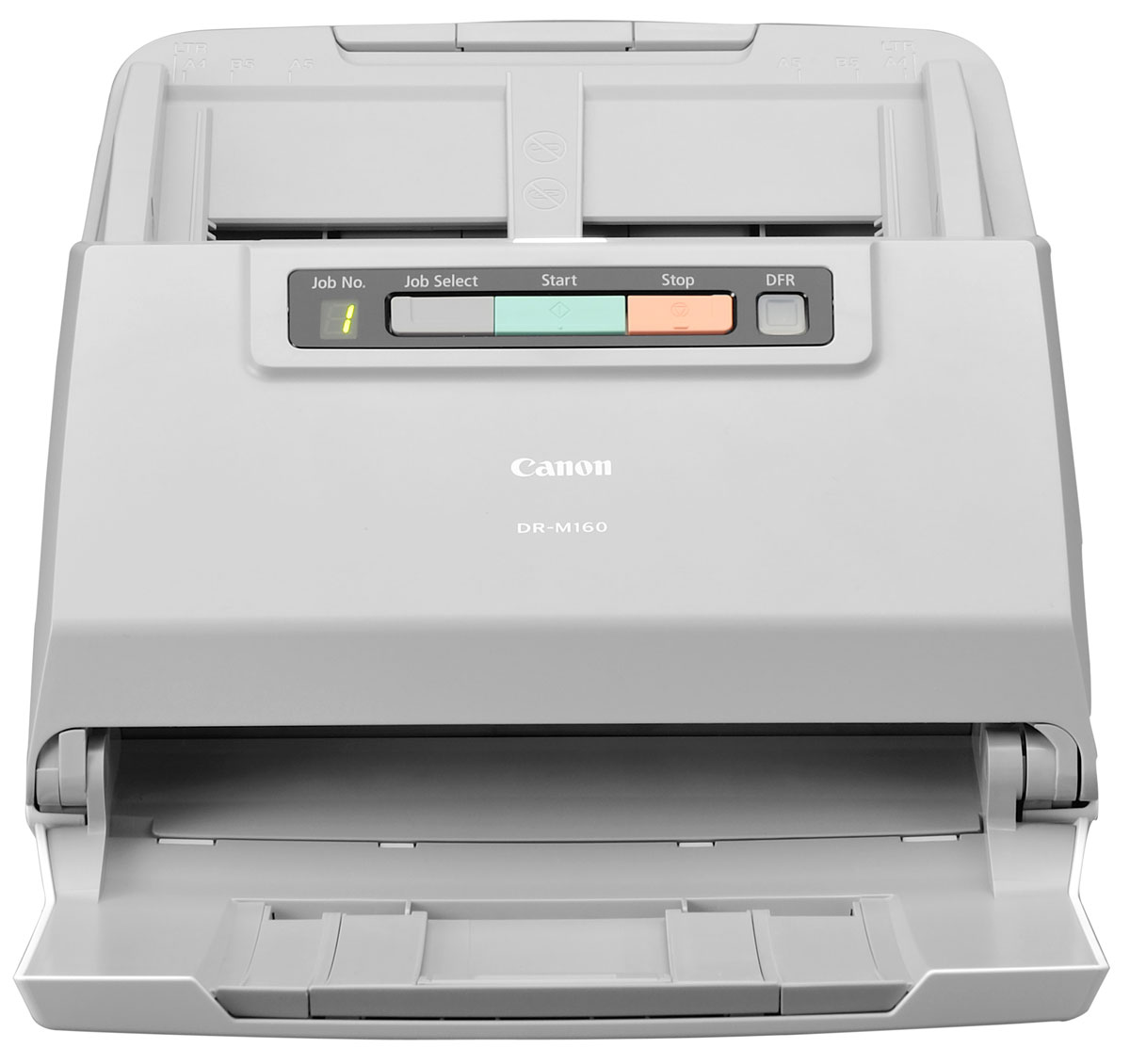 Canon DR-M160II (9725B003) сканер9725B003 Canon DR-M160II (9725B003) сканер9725B003Настольный сканер Canon DR-M160II повышает производительность. Благодаря прочной конструкции, высокой скорости и надежной системе обработки материалов это устройство идеально подходит для сканирования больших объемов бумажных документов. Сканер Canon DR-M160II предназначен для работы в условиях больших нагрузок и отличается высокой производительностью сканирования на скорости до 120 изображений в минуту. Идеально подходит для оптического распознавания символов как в среде Windows, так и Mac. Конструкция сканера включает в себя впечатляющее устройство подачи документов на 60 листов с функцией обработки пачек смешанных документов для увеличения производительности. Сканер DR-M160II обеспечивает исключительно надежную подачу и разделение материалов разных типов: от тонких до плотных листов, от карточек с тиснением до документов длиной три метра. Сканер DR-M160II может обработать до 7000 документов в день. Ролики и система подачи бумаги, рассчитанные...