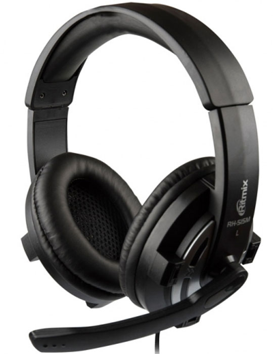 Ritmix RH-515M, Black компьютерная гарнитура15118444 Ritmix RH-515M, Black компьютерная гарнитура15118444Ritmix RH-515M – это компьютерная гарнитура с большими излучателями, обеспечивающими качественную звукопередачу, и амбушюрами мониторного типа. Гарнитура оснащена микрофоном на жёсткой ножке. Она идеально подходит для компьютерных игр, распознавания речи, интернет-телефонии и работы со всеми приложениями VoIP. Мягкое регулируемое оголовье Длинный износостойкий шнур в тканевой оплетке Тип микрофона: конденсаторный, всенаправленный Чувствительность микрофона: -58 дБ