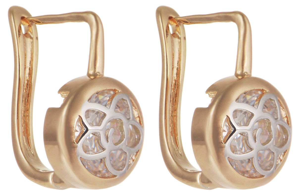 Серьги Taya, цвет: золотистый, серебристый. T-B-11691T-B-11691-EARR-GOLD Серьги Taya, цвет: золотистый, серебристый. T-B-11691T-B-11691-EARR-GOLDМодные позолоченные серьги Taya изготовлены из бижутерного сплава и оформлены цирконами. Застегивается изделие с помощью английского замка. Оригинальные серьги внесут изюминку, как в повседневный, так и в выходной образ и позволят выделиться среди окружающих.