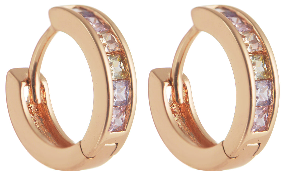 Серьги Taya, цвет: золотистый, синий, розовый. T-B-11686T-B-11686-EARR-GL.MULTI Серьги Taya, цвет: золотистый, синий, розовый. T-B-11686T-B-11686-EARR-GL.MULTIМодные позолоченные серьги Taya изготовлены из бижутерного сплава и оформлены цирконами. Застегивается изделие с помощью замка-конго. Оригинальные серьги внесут изюминку, как в повседневный, так и в выходной образ и позволят выделиться среди окружающих.