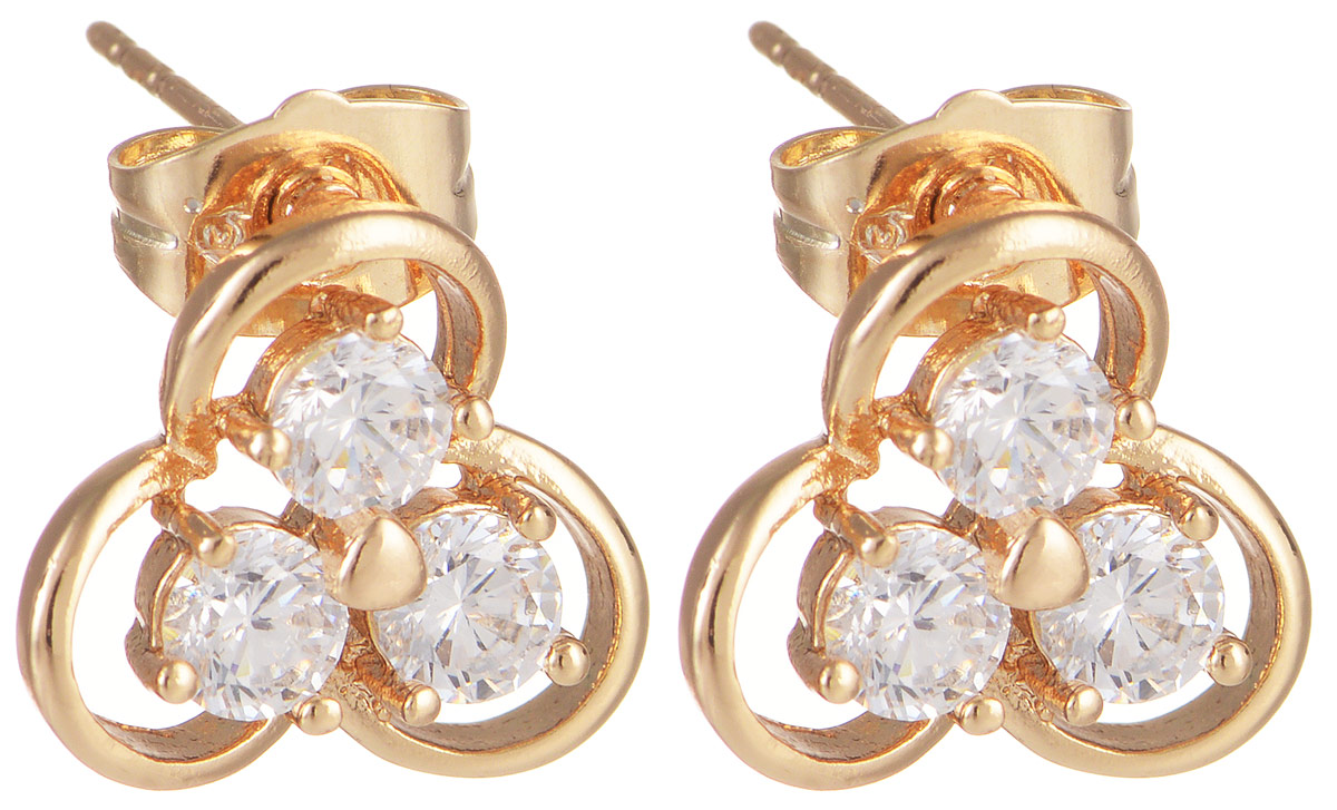 Серьги Taya, цвет: золотистый. T-B-11688T-B-11688-EARR-GOLD Серьги Taya, цвет: золотистый. T-B-11688T-B-11688-EARR-GOLDМодные позолоченные серьги-гвоздики Taya изготовлены из бижутерного сплава и оформлены цирконами. Модель выполнена в виде цветочка. Изделие застегивается с помощью замка-гвоздика и металлической заглушки. Оригинальные серьги внесут изюминку, как в повседневный, так и в выходной образ и позволят выделиться среди окружающих.