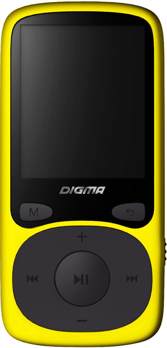 Digma B3 8Gb, Yellow MP3-плеерB3YL Digma B3 8Gb, Yellow MP3-плеерB3YLПлеер Digma B3 может использоваться не только для прослушивания музыки, но также для просмотра видео и изображений. Автономное питание рассчитано на 10 часов непрерывной работы и осуществляется с помощью литий-полимерного аккумулятора. Поддержка карт памяти microSD позволяет загружать файлы различных типов и объемов. Благодаря размеру и весу плеера вы всегда сможете взять его в дорогу.