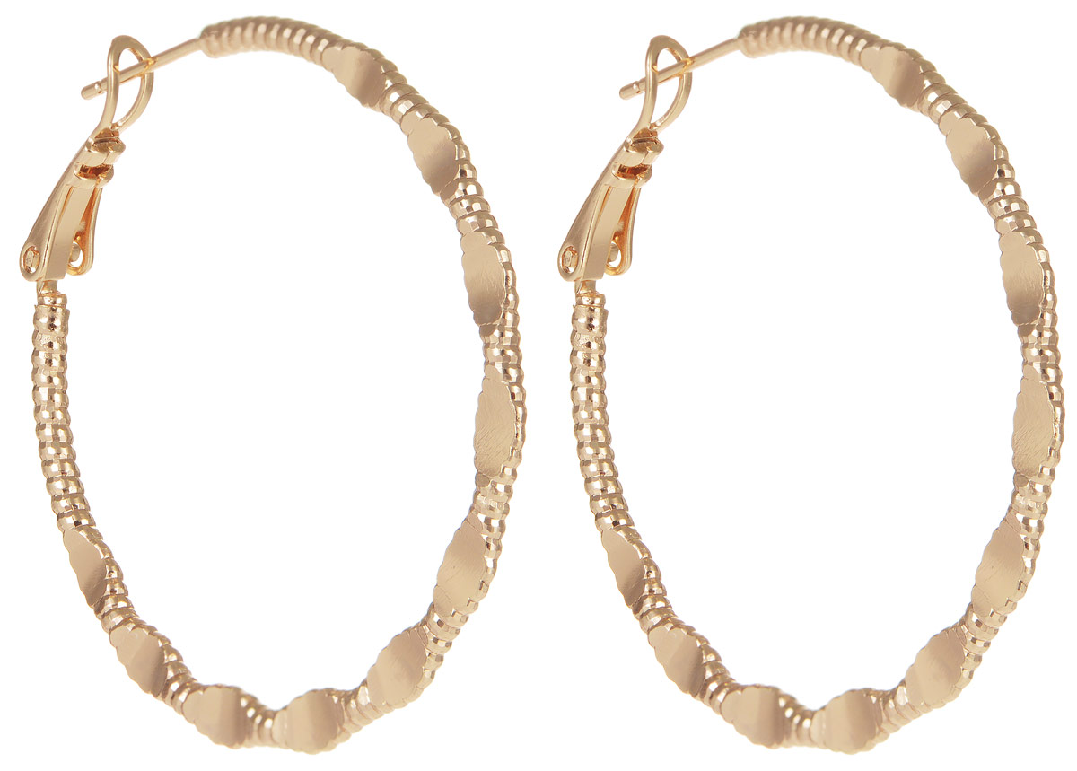 Серьги Taya, цвет: золотистый. T-B-11733T-B-11733-EARR-GOLD Серьги Taya, цвет: золотистый. T-B-11733T-B-11733-EARR-GOLDОригинальные серьги Taya, выполненные из бижутерного сплава. Серьги выполнены из металла в виде колец. Застегиваются на застежку в виде булавки, что обеспечивает надежное удержание серьги. Такие серьги позволят вам с легкостью воплотить самую смелую фантазию и создать собственный, неповторимый образ.