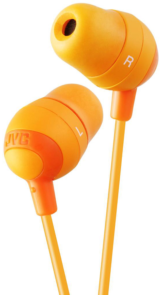 JVC Marshmallow HA-FX32-D, Yellow наушникиHA-FX32-D JVC Marshmallow HA-FX32-D, Yellow наушникиHA-FX32-DНаушники JVC Marshmallow HA-FX32-D овальной формы из мягкой резины обеспечивают комфортное и удобное прилегание. Благодаря неодимовому магниту, используемому в 11 мм драйверах, вы получаете качественное звучание. Наушники имеют кабель длиной 1.2 м с позолоченный штекером, также совместимым с iPhone.