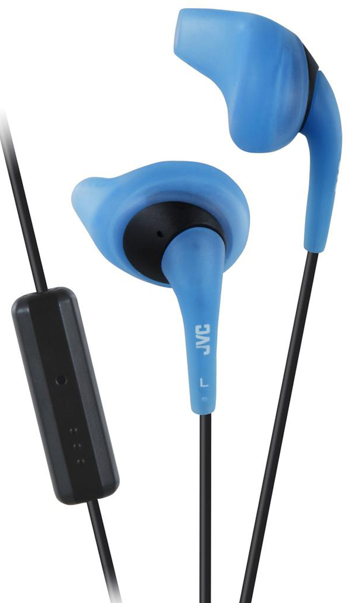 JVC HA-ENR15-A, Blue наушникиHA-ENR15-A JVC HA-ENR15-A, Blue наушникиHA-ENR15-AЯркие, внутриканальные наушники JVC HA-ENR15-A с силиконовыми насадками специальной формы для защиты от пота, идеально подходят для занятий спортом, имеют 1-кнопочный ПДУ и микрофон для iPhone / iPod / iPad / Android / BlackBerry (не влагозащищенный). Надежное и удобное крепление с ушным вкладышем. Цветной шнур длиной 1 м оснащен позолоченным штекером, также совместимым с iPhone.