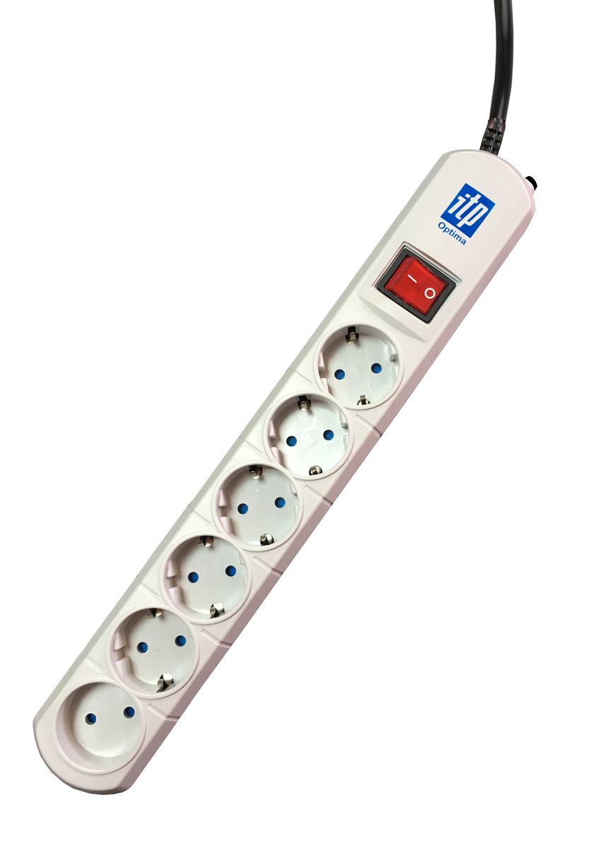 Сетевой фильтр ITP Optima OP6310, 6 розеток, 3 мOP6310 Сетевой фильтр ITP Optima OP6310, 6 розеток, 3 мOP6310Оптимальные параметры для защиты персональных компьютеров и бытовой техники. Специально разработанная электрическая схема, обеспечивает наиболее полную защиту от перепадов напряжения, короткого замыкания, наводок по сетям электропитания, пиковых бросков токов, импульсных и ВЧ помех. Сетевой фильтр содержит блок конденсаторов, симметричный дроссель, варисторный блок. Защитные шторки на розетках для безопасности Вас и Ваших детей. Оснащен автоматическим предохранителем, контролирующим состояние сети электропитания. Пять розеток евростандарта и одна бытовая розетка для надёжного подключения максимального количества устройств. Корпус сетевого фильтра ITP изготовлен из ударопрочного самозатухающего ABS пластика. Максимальный ток помехи, выдерживаемый ограничителем, А-10000 Максимальная рассеиваемая энергия, Дж-400 Максимальное подавление высокочастотных помех: 0,1мГц-20Дб, 1мГц – 40Дб, 10мГц-30Дб