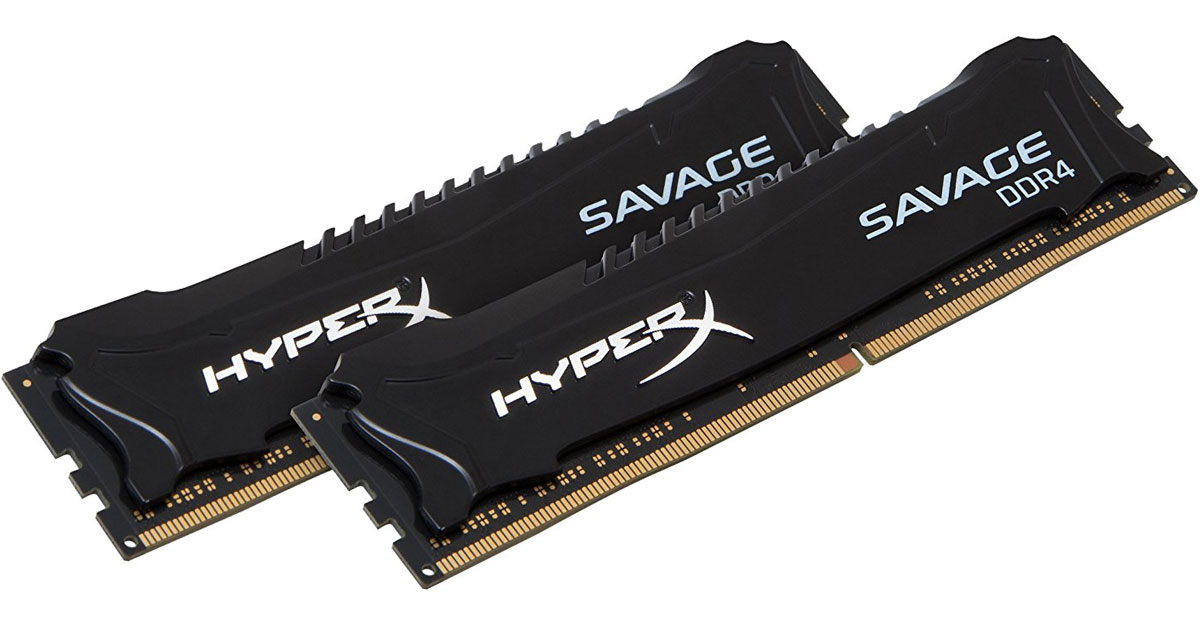 Kingston HyperX Savage DDR4 DIMM 8GB (2х4GB) 2666МГц комплект модулей оперативной памяти (HX426C13SB2K2/8)HX426C13SB2K2/8 Kingston HyperX Savage DDR4 DIMM 8GB (2х4GB) 2666МГц комплект модулей оперативной памяти (HX426C13SB2K2/8)HX426C13SB2K2/8Модули памяти HyperX Savage DDR4 сочетают высокую скорость и низкие значения тайминга и являются отличным дополнением к 2-, 4-, 6- и 8-ядерным процессорам Intel для повышения скорости редактирования видео, 3D- рендеринга, гейминга и AI-процессинга. Благодаря скорости 2666 МГц и латентности CL13, модули памяти оптимально подходят для использования с чипсетами Intel серии 100 и системными платами X99. Кроме того, они отличаются исключительной простотой разгона, без необходимости регулировки таймингов в BIOS. Модули памяти HyperX Savage DDR4 имеют более низкое энергопотребление по сравнению с памятью DDR3 при напряжении всего 1,2 или 1,35 В. Их низкопрофильный, асимметричный и стильный теплоотвод из литого алюминия может устанавливаться под крупными вентиляторами и обеспечивает улучшенное рассеяние тепла, предотвращая перегрев вашей системы. А его привлекательный внешний вид эффектно дополняет дизайн современного компьютерного оборудования, выделяя вашу систему...