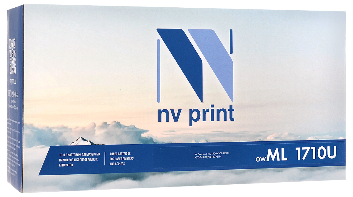 NV Print ML-1710UNIV, Black тонер-картридж для Samsung ML-1500/1710/SCX-4016/4100/SF-560/750/Xerox Phaser 3115/3116/3120/3121/3130/PE16/PE114/PE115/Ricoh AC104/H293/Lexmark X21ML-1710UNIV NV Print ML-1710UNIV, Black тонер-картридж для Samsung ML-1500/1710/SCX-4016/4100/SF-560/750/Xerox Phaser 3115/3116/3120/3121/3130/PE16/PE114/PE115/Ricoh AC104/H293/Lexmark X21ML-1710UNIVСовместимый лазерный картридж NV Print для печатающих устройств Samsung/Xerox/Ricoh/Lexmark - это альтернатива приобретению оригинальных расходных материалов. При этом качество печати остается высоким. Картридж обеспечивает повышенную чёткость чёрного текста и плавность переходов оттенков серого цвета и полутонов, позволяет отображать мельчайшие детали изображения. Лазерные принтеры, копировальные аппараты и МФУ являются более выгодными в печати, чем струйные устройства, так как лазерных картриджей хватает на значительно большее количество отпечатков, чем обычных. Для печати в данном случае используются не чернила, а тонер.