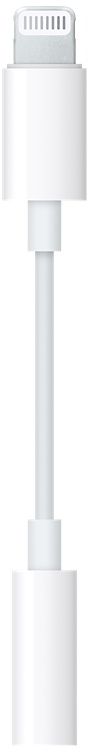 Apple Lightning to 3.5 mm jack, White адаптерMMX62ZM/A Apple Lightning to 3.5 mm jack, White адаптерMMX62ZM/AАдаптер Apple Lightning to 3.5 mm jack, White позволяет подключать аксессуары с разъёмом 3,5 мм к устройствам с разъёмом Lightning.